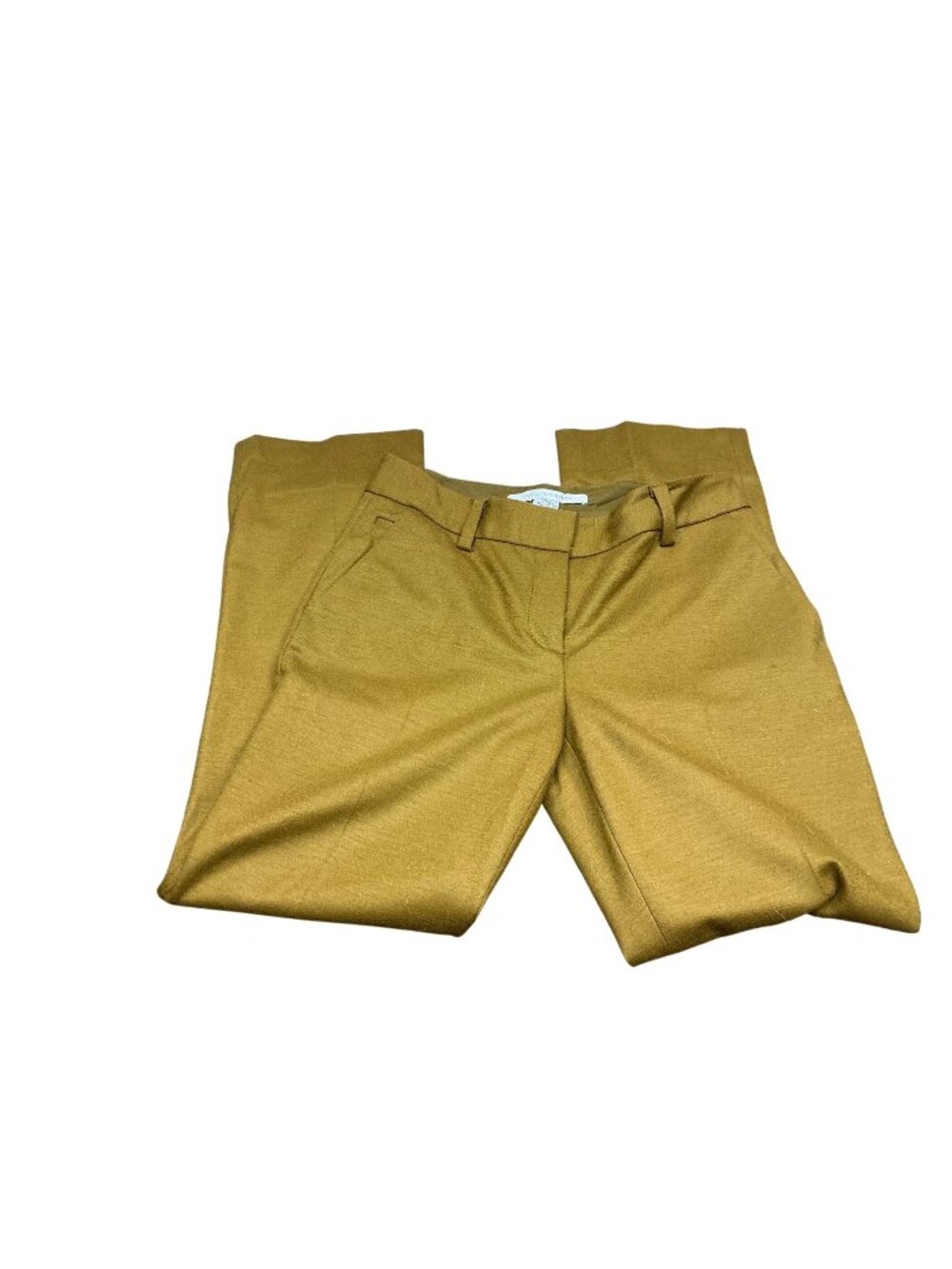 Diane von Furstenberg Camel Wool Blend Straight Leg Dress Pants Women’s SZ 0